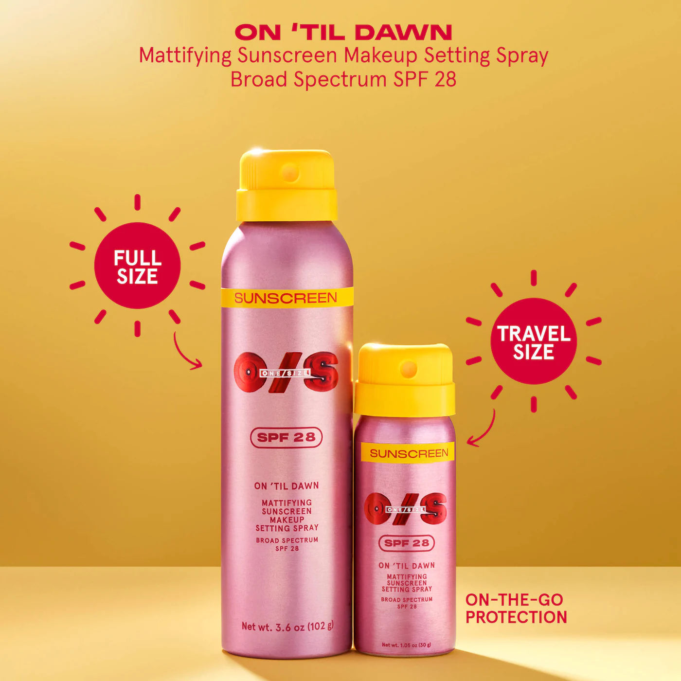 ONE/SIZE by Patrick Starrr - On 'Til Dawn Mattifying Sunscreen Makeup Setting Spray SPF 28