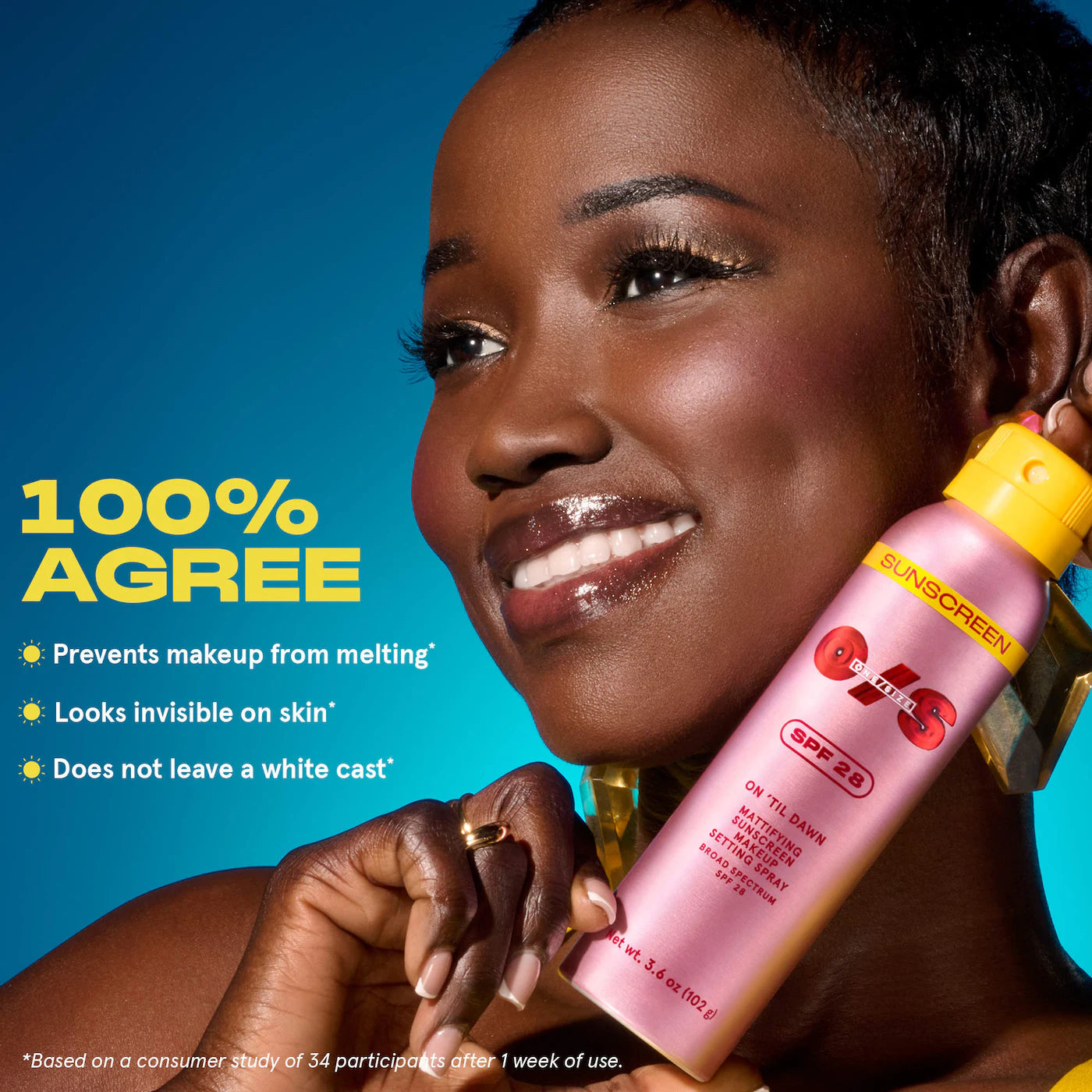 ONE/SIZE by Patrick Starrr - On 'Til Dawn Mattifying Sunscreen Makeup Setting Spray SPF 28