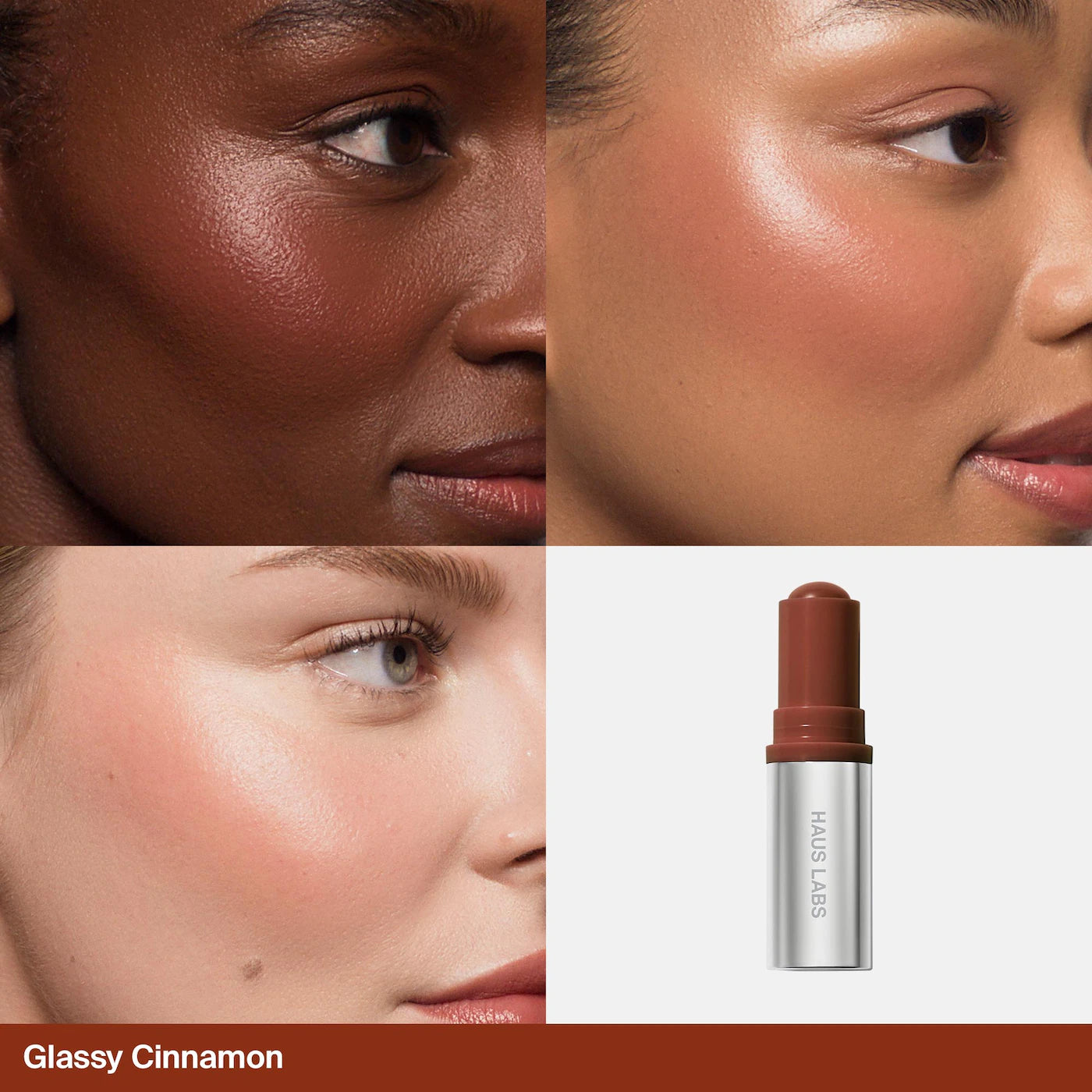 HAUS LABS BY LADY GAGA - Color Fuse Longwear Hydrating Glassy Lip + Cheek Blush Balm Stick