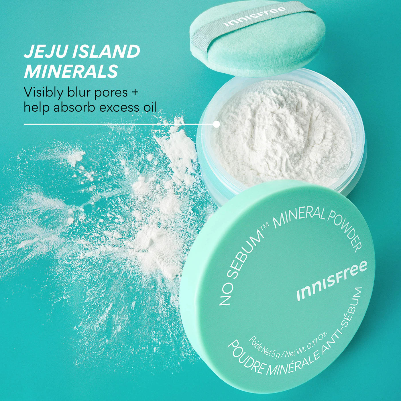 innisfree - No Sebum Matte Mineral Blurring Loose Setting Powder