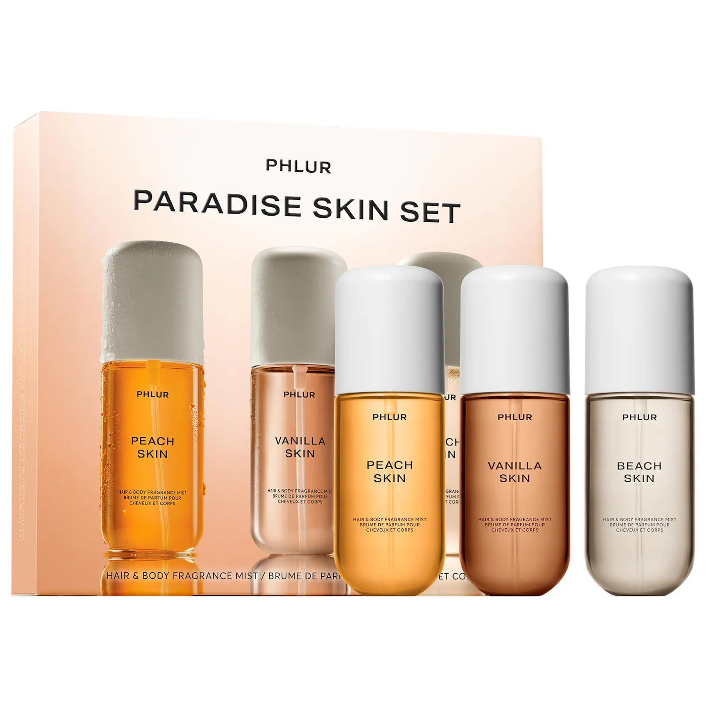PHLUR - Paradise Skin Hair and Body Fragrance Mist Set
