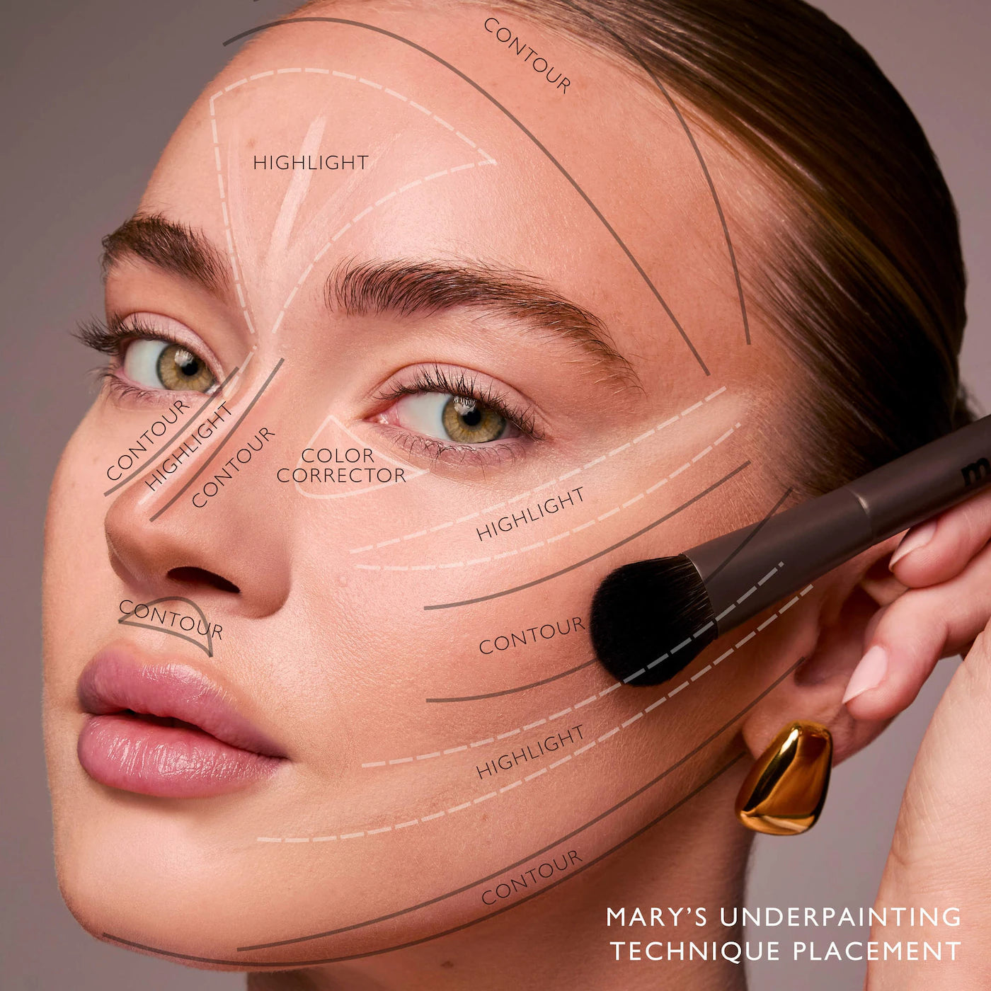 m.ph by Mary Phillips - UNDERPAINTING FACE PALETTE | Light