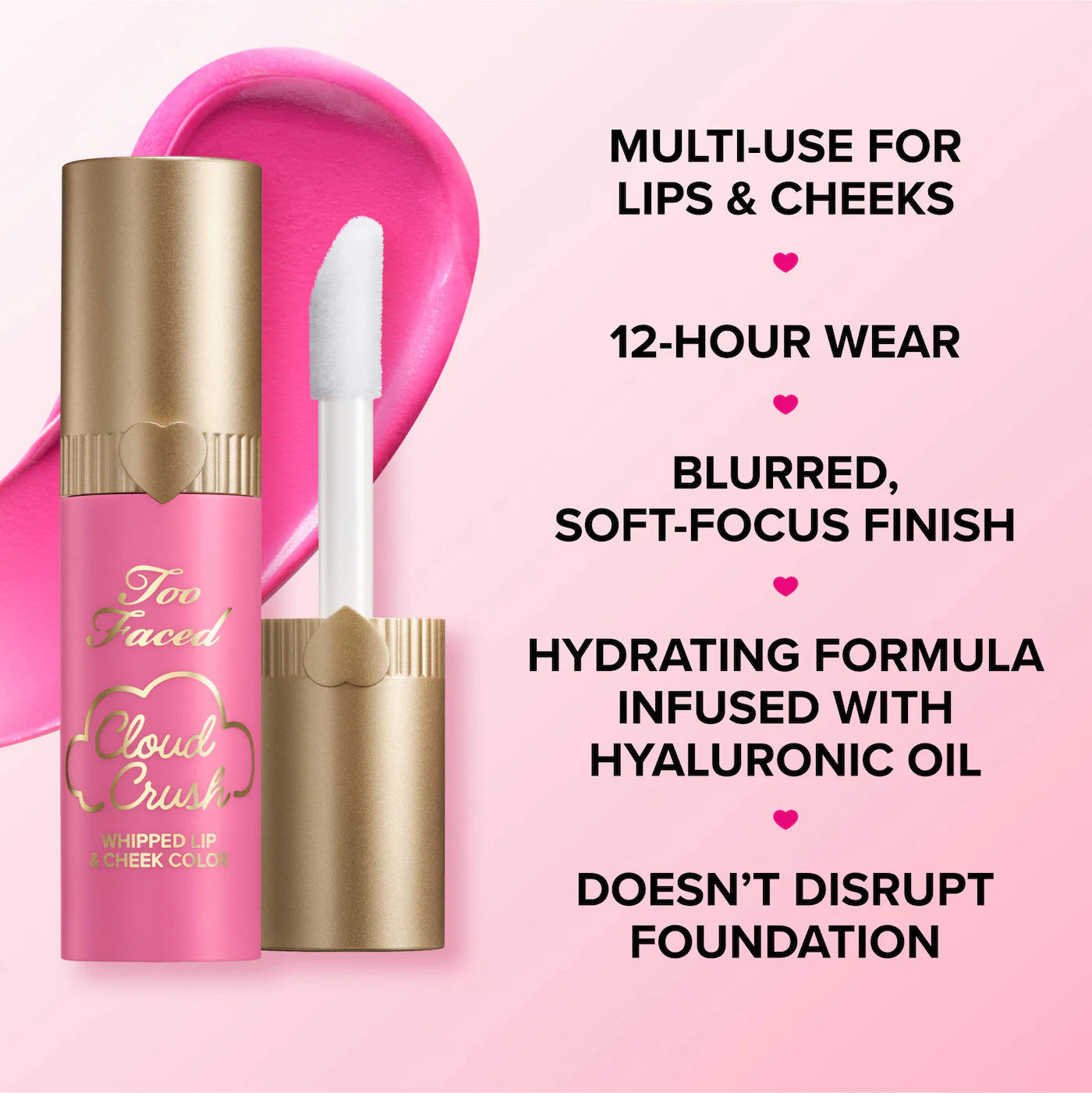 Too Faced - Cloud Crush Whipped Lip & Cheek Blush