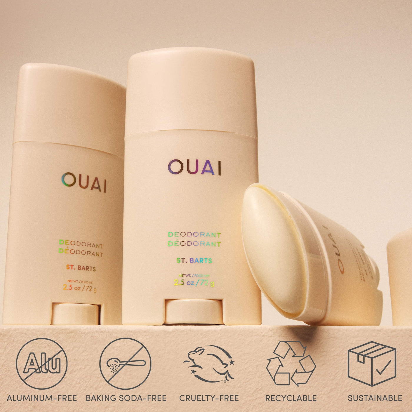 OUAI - St. Barts Aluminum Free Deodorant | 72 g