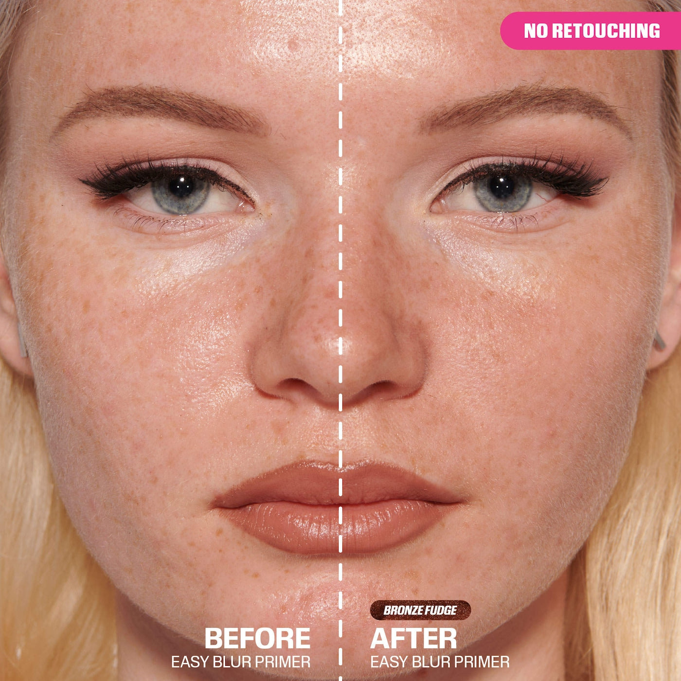 HUDA BEAUTY - Easy Blur Silicone-Free Smoothing & Pore-Minimizing Primer | Bronze Fudge - Bronze Tin