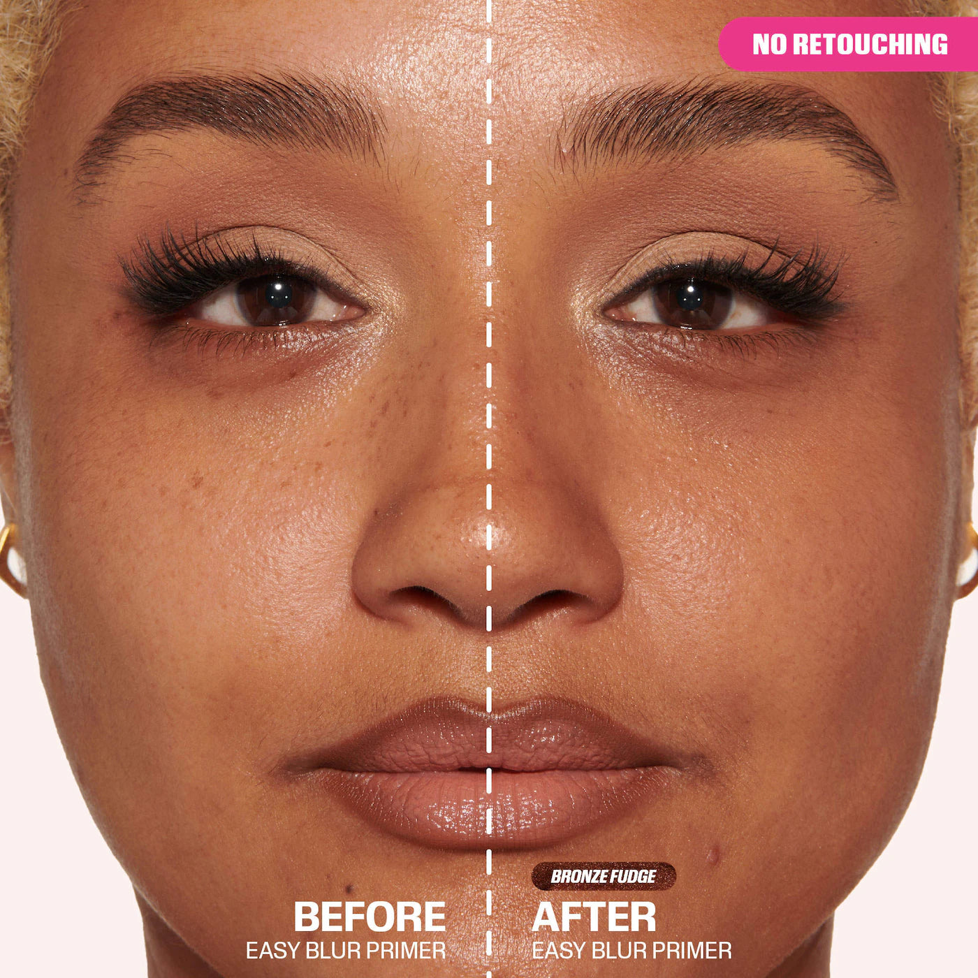 HUDA BEAUTY - Easy Blur Silicone-Free Smoothing & Pore-Minimizing Primer | Bronze Fudge - Bronze Tin