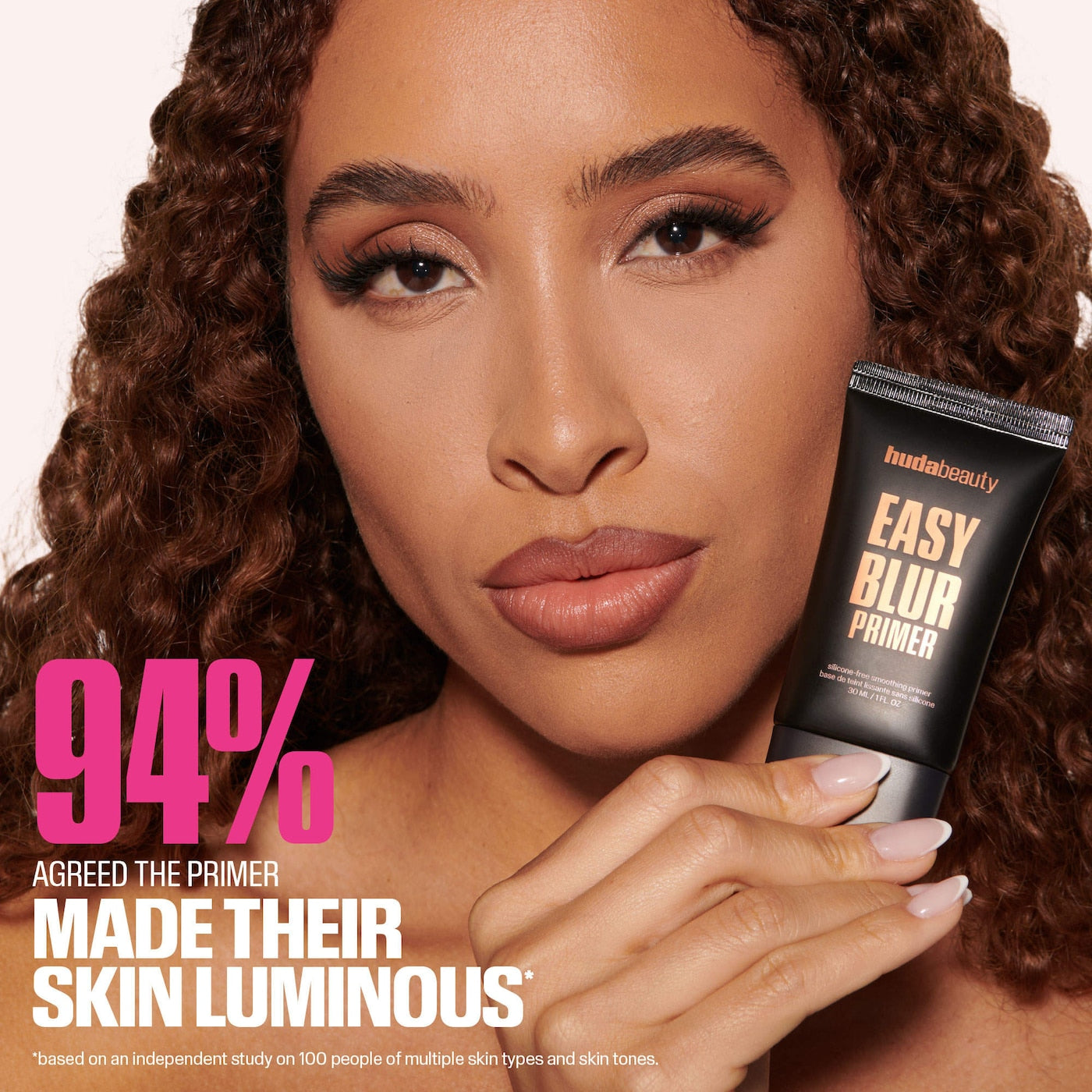 HUDA BEAUTY - Easy Blur Silicone-Free Smoothing & Pore-Minimizing Primer | Bronze Fudge - Bronze Tin