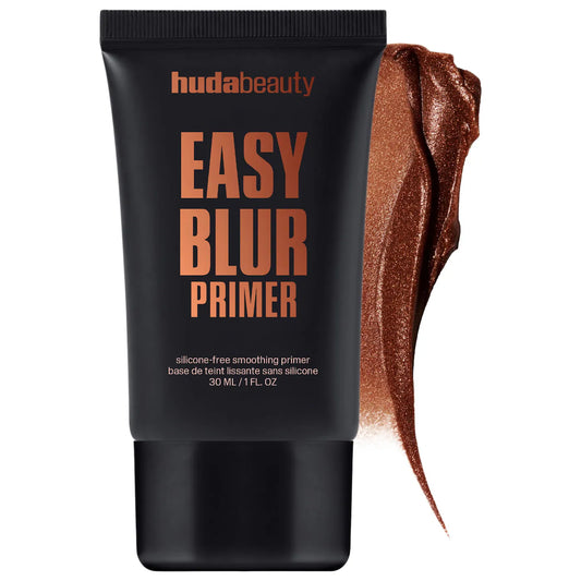 HUDA BEAUTY - Easy Blur Silicone-Free Smoothing & Pore-Minimizing Primer | Bronze Fudge - Bronze Tin