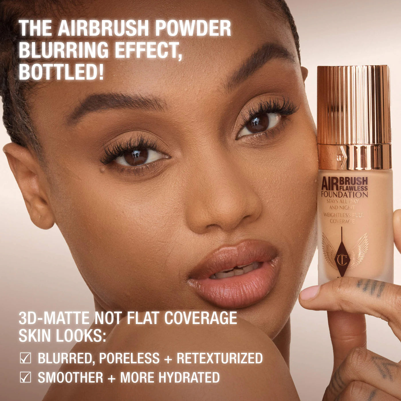 Charlotte Tilbury - Airbrush Flawless Blurring & Matte Full Coverage Foundation | 30 mL