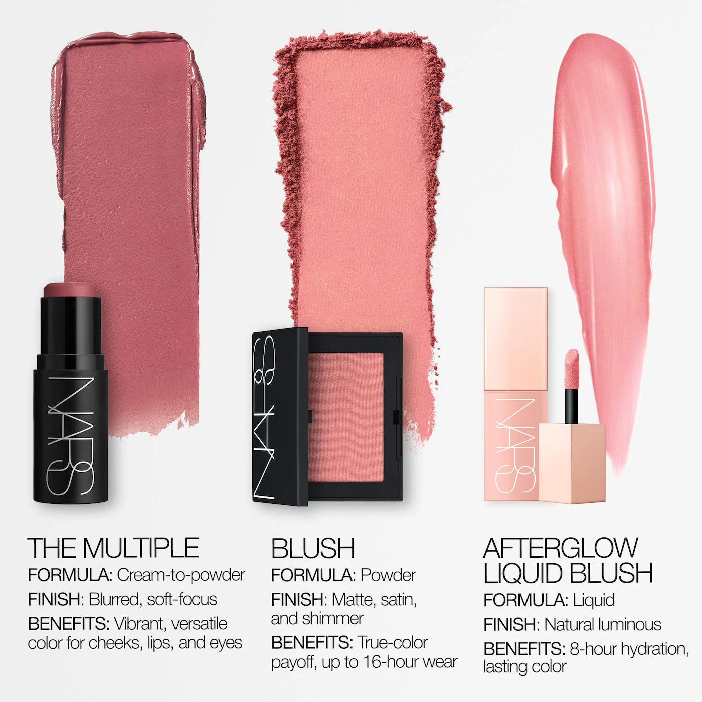 NARS - The Multiple Soft Blur Blush Stick for Cheeks, Eyes and Lips