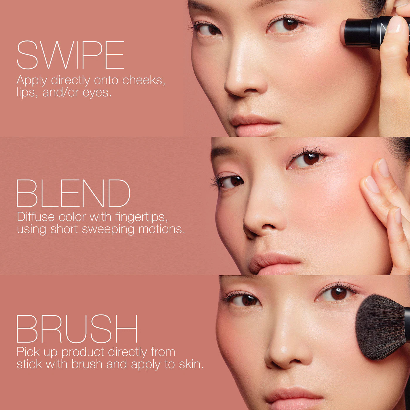 NARS - The Multiple Soft Blur Blush Stick for Cheeks, Eyes and Lips