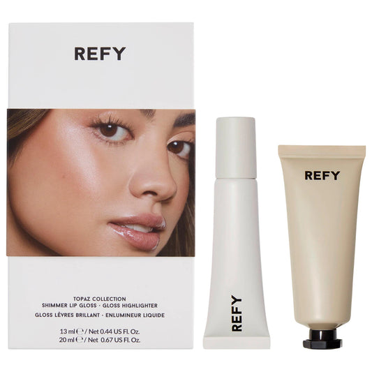 REFY - Topaz Collection: Shimmer Lip Gloss & Liquid Highlighter Set