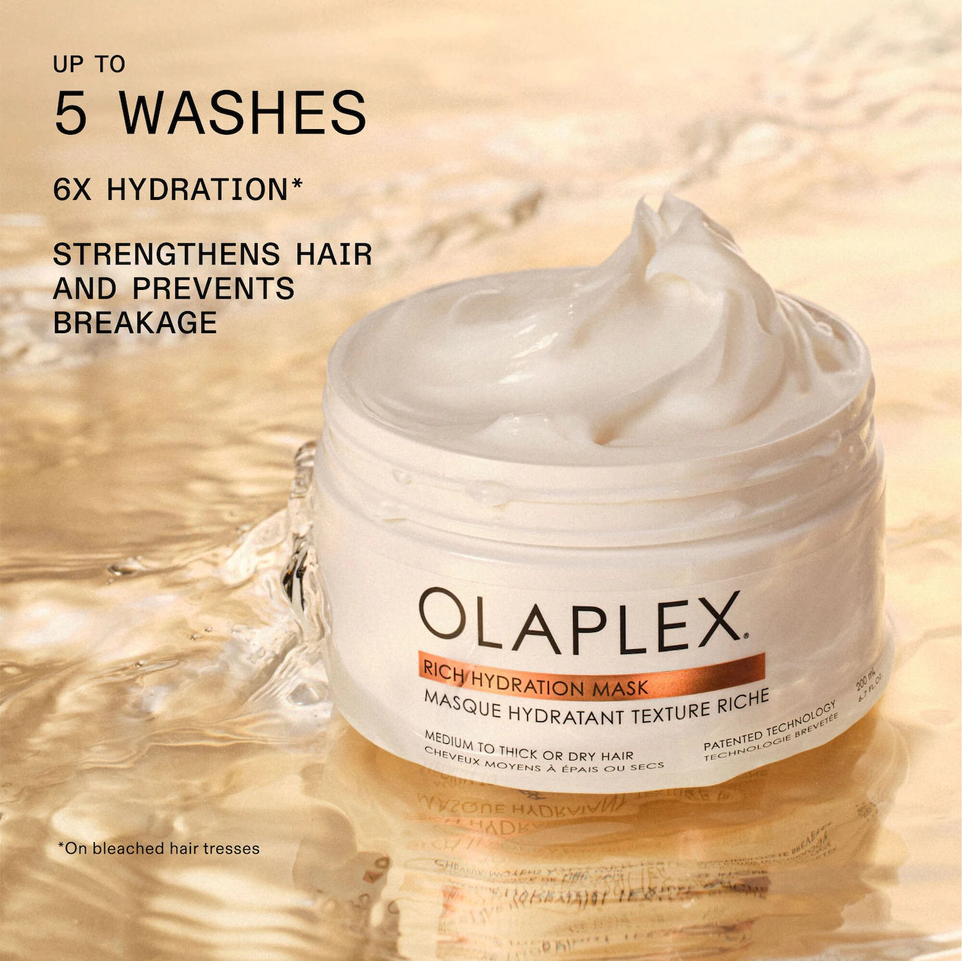 OLAPLEX - Rich Hydration Mask for Dry or Medium to Thick Hair | 200 ML