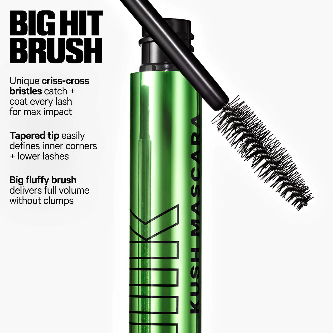 MILK MAKEUP - KUSH Big Hit Lifting + Volumizing Mascara | BOOM - blackest black | 8.5 g