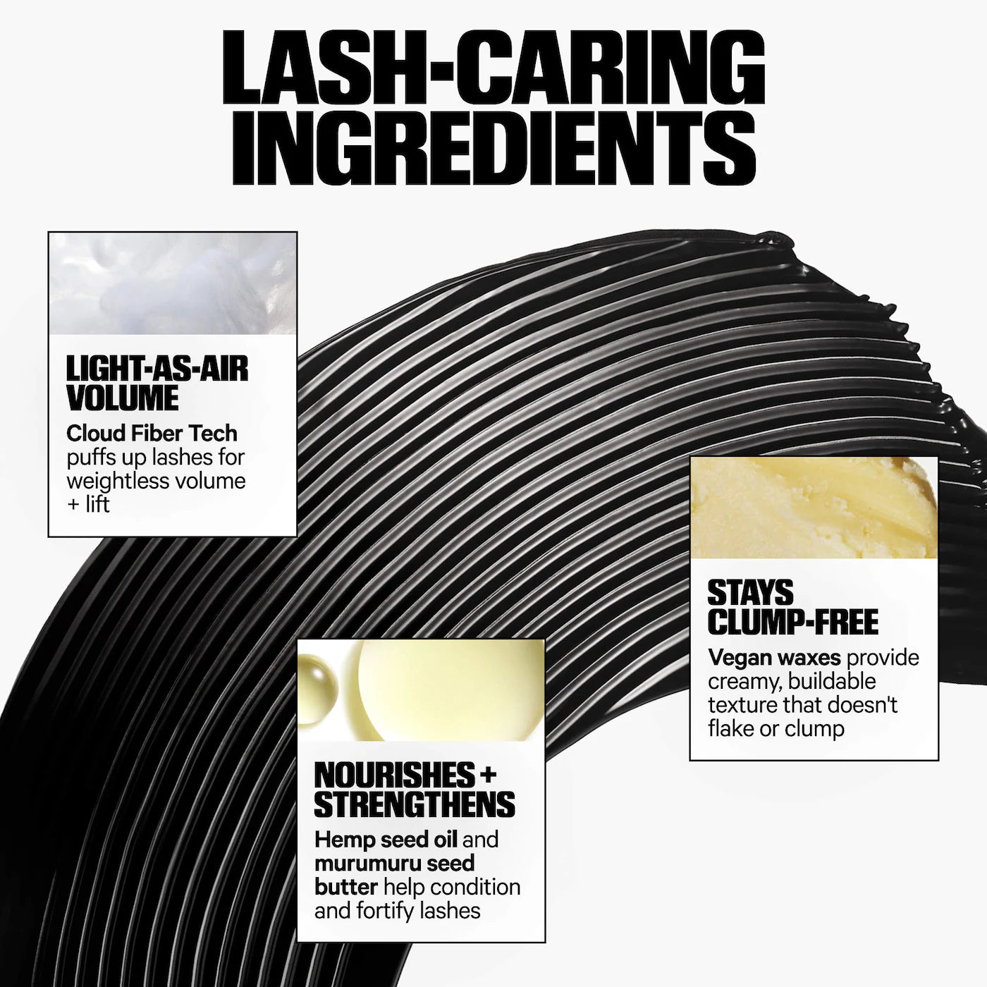 MILK MAKEUP - KUSH Big Hit Lifting + Volumizing Mascara | BOOM - blackest black | 8.5 g