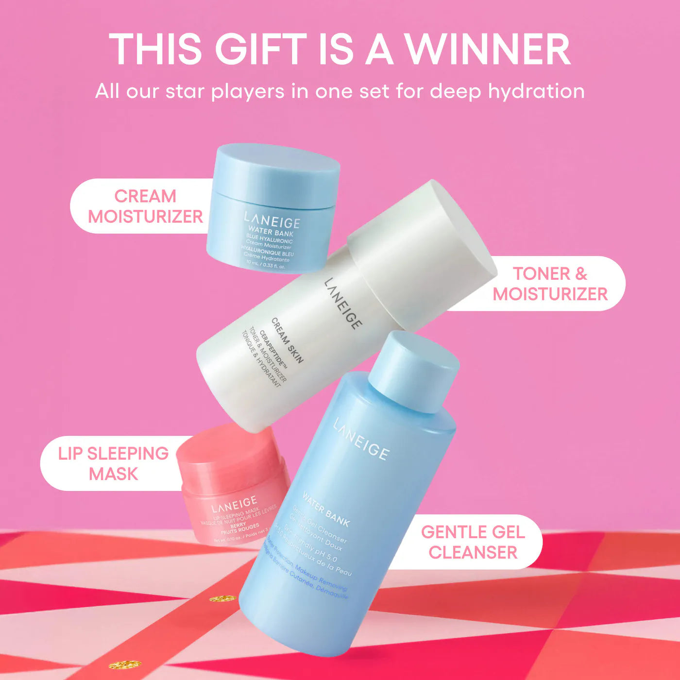 LANEIGE - Mini Hydration To Go Gift Set