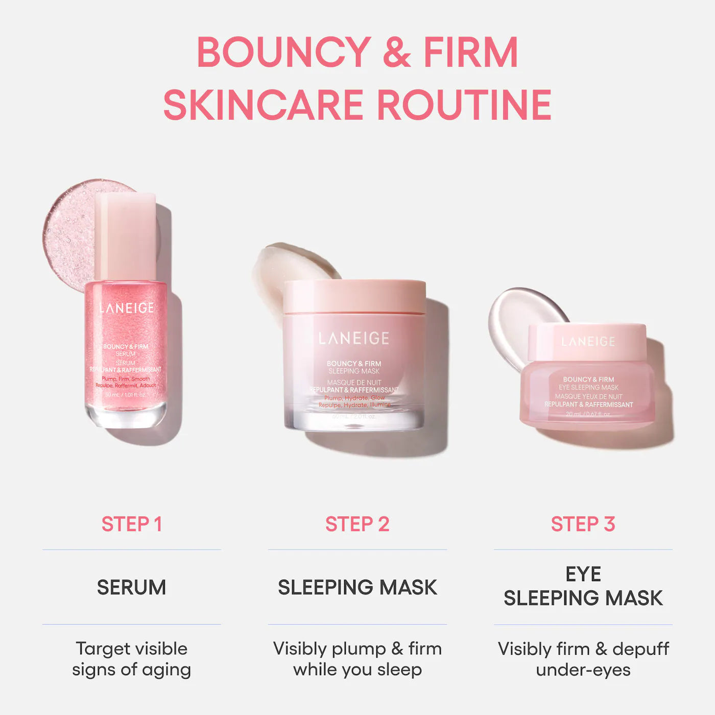 LANEIGE - Mini Bouncy & Firm Skin Treats