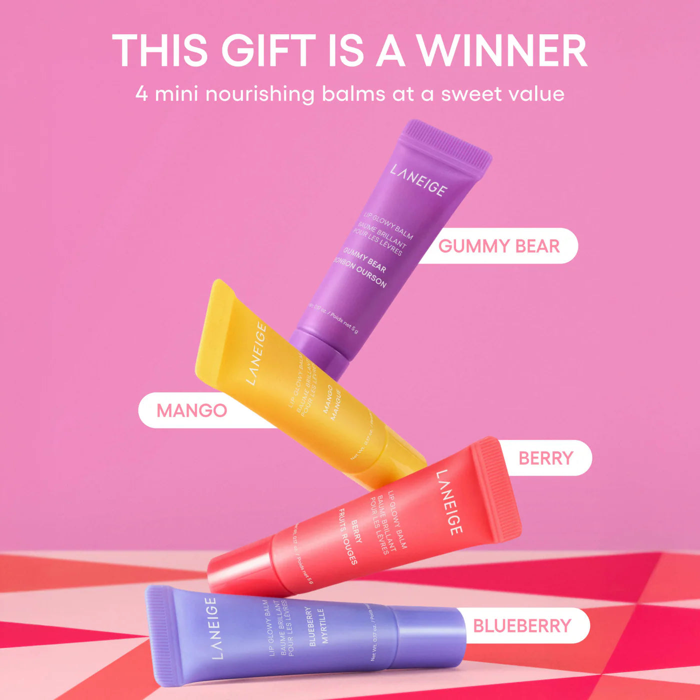 Laneige - Mini Lip Glowy Balm Gift Set (2025-2026)