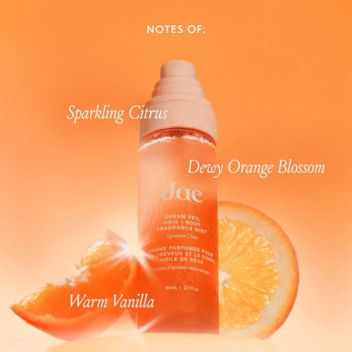 dae - Dream Veil Hair & Body Fragrance Mist Signature Citrus with Orange Blossom | 80 mL