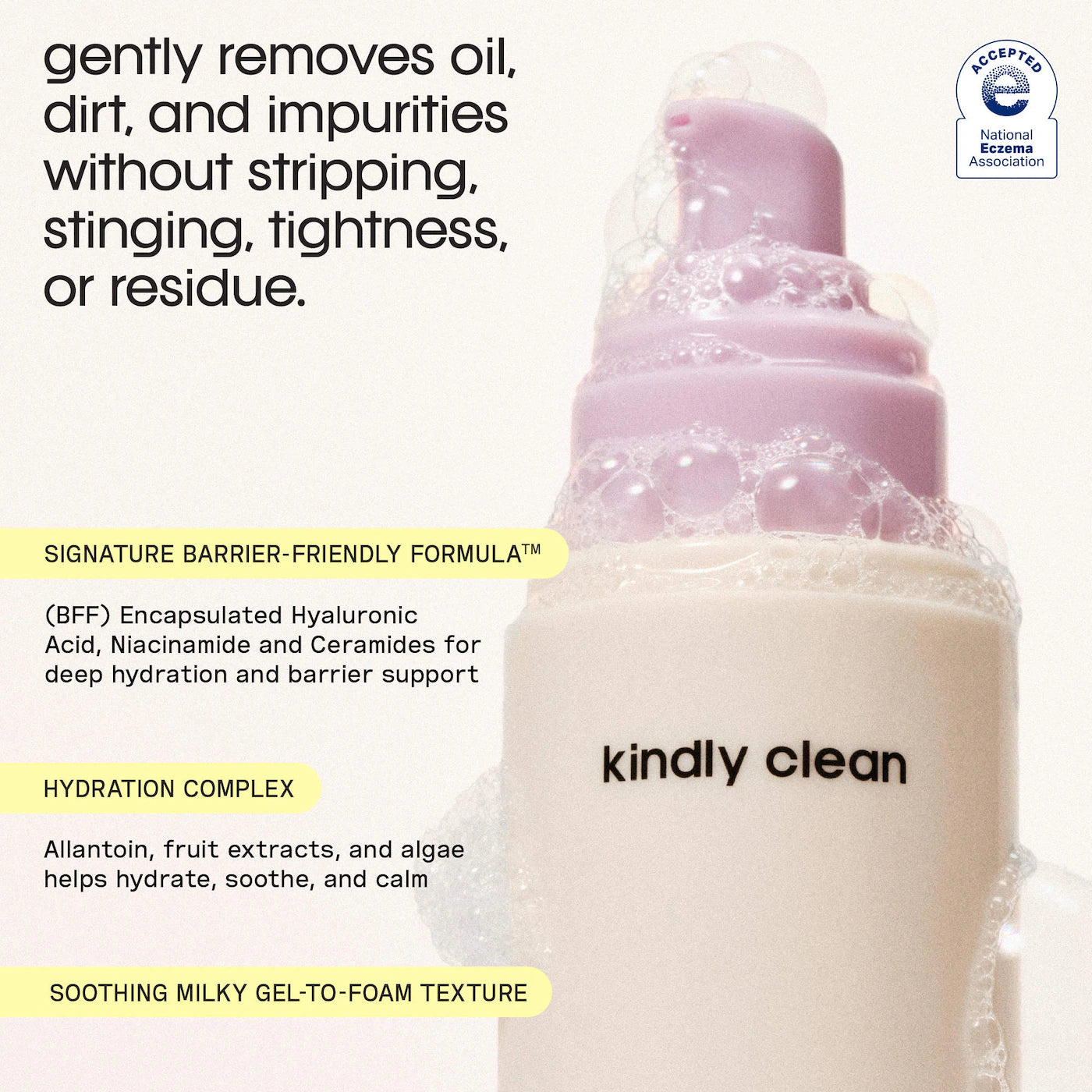 Sincerely Yours - Kindly Clean Hydrating and Soothing Foaming Gel Cleanser | 100 mL