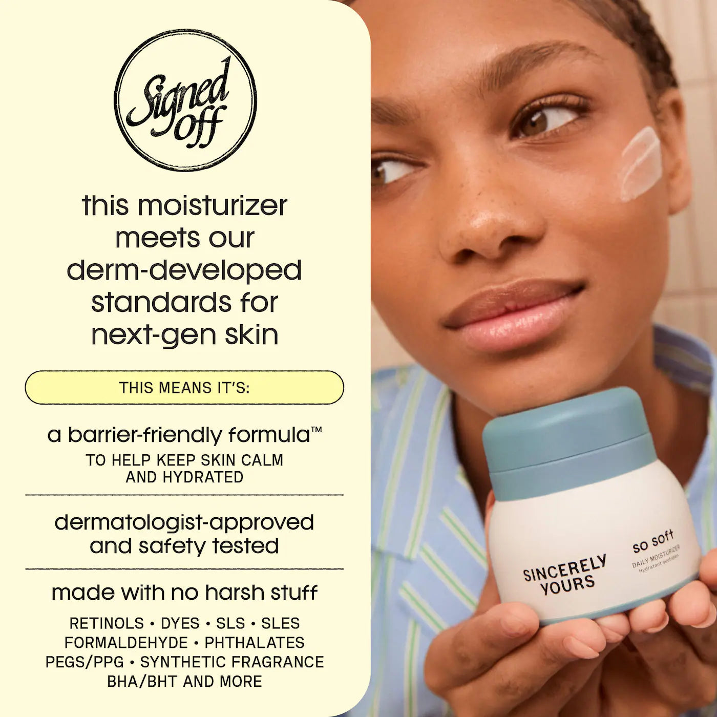 Sincerely Yours - So Soft Daily Barrier Strengthening Lightweight Moisturizer with Hyaluronic Acid, Ceramides and Niacinamide | 50 mL