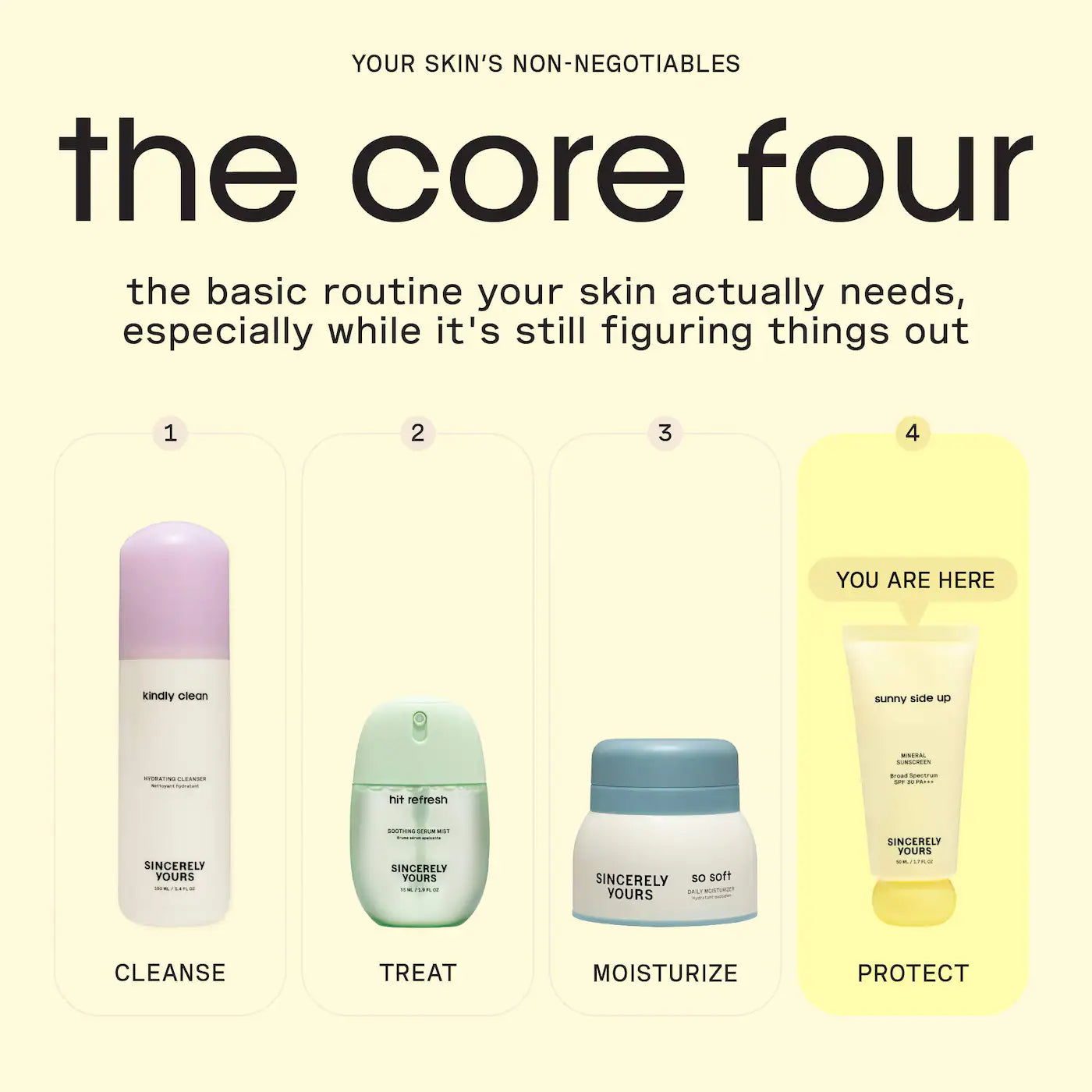 Sincerely Yours - Sunny Side Up Hydrating Mineral Sunscreen, Broad Spectrum Protection SPF 30 PA+++ | 50 mL