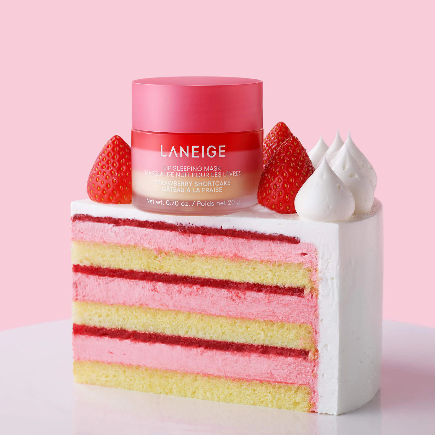 LANEIGE - Lip Sleeping Mask | 20 g | Strawberry Shortcake | Limited Edition