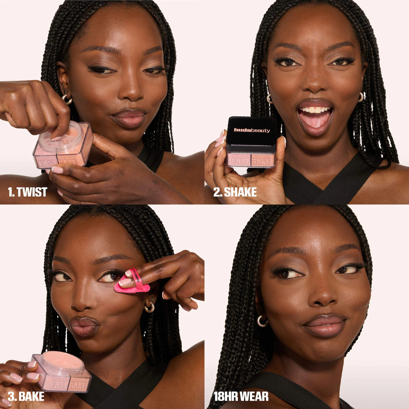 Huda Beauty - Easy Bake Loose Powder Brightening + Correcting Duo