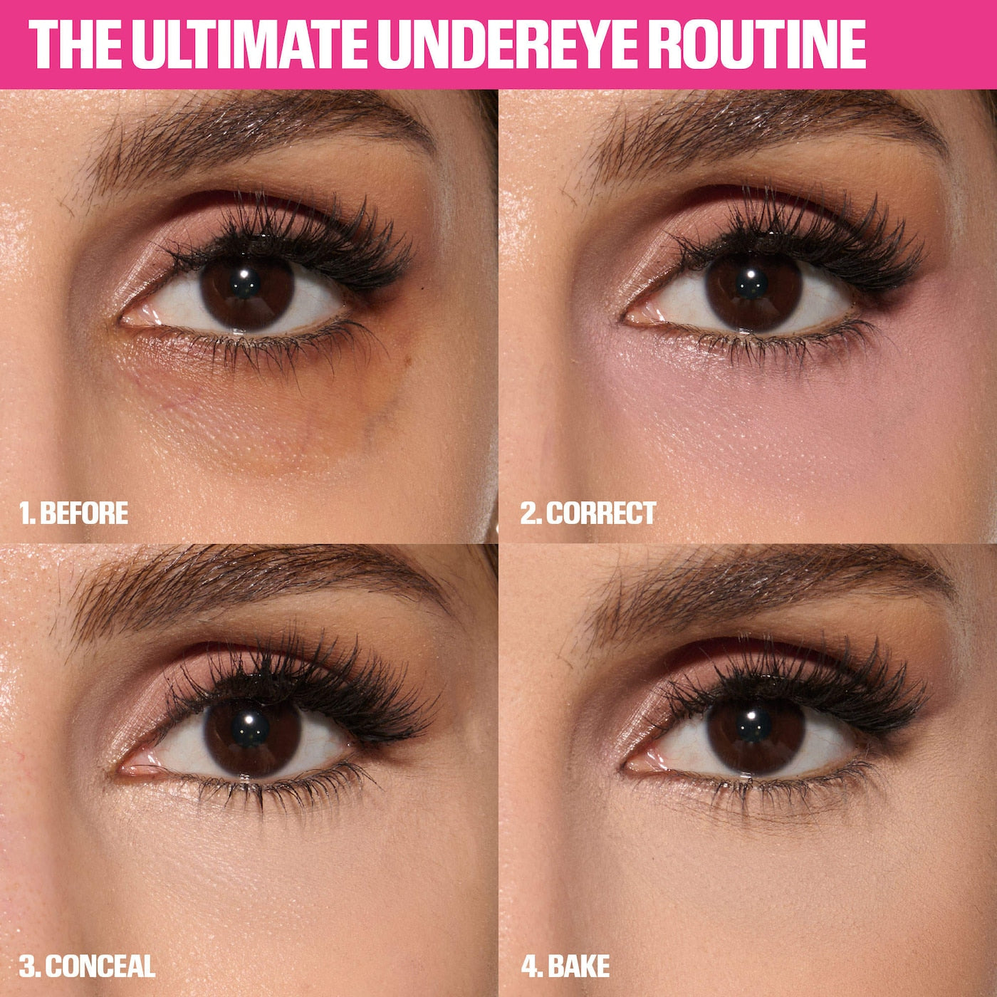 Huda Beauty - Easy Bake Loose Powder Brightening + Correcting Duo | Cherry Peach - cherry blossom cake (sheer soft pink) & peach pie (light peach)