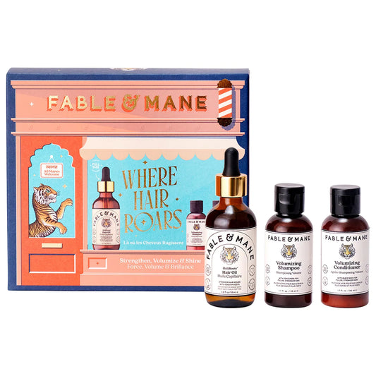 Fable & Mane - Where Hair Roars – Strength & Volume Gift Set