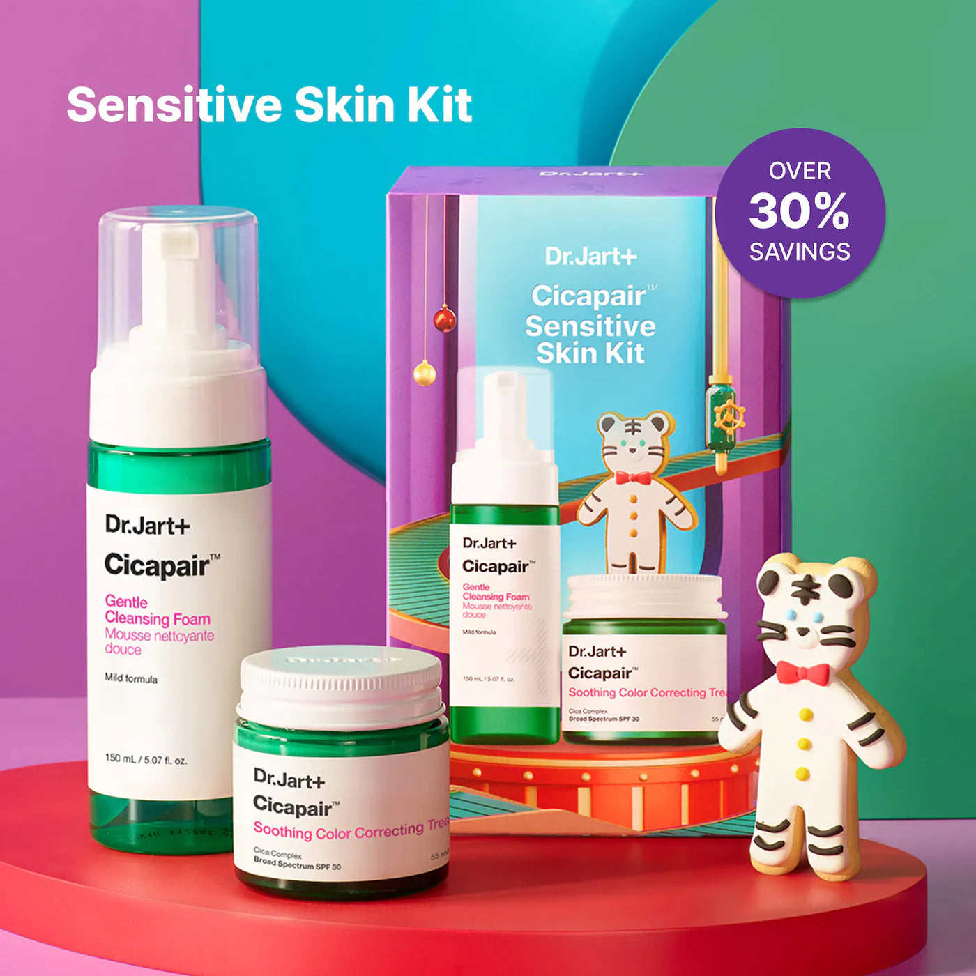 Dr. Jart+ - Cicapair™ Sensitive Skin Gift Set for Redness and Barrier Repair