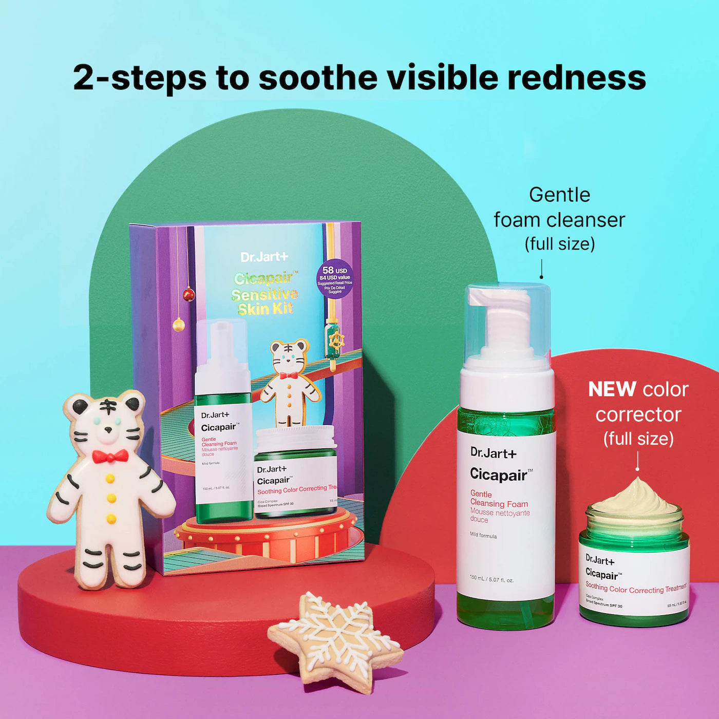 Dr. Jart+ - Cicapair™ Sensitive Skin Gift Set for Redness and Barrier Repair