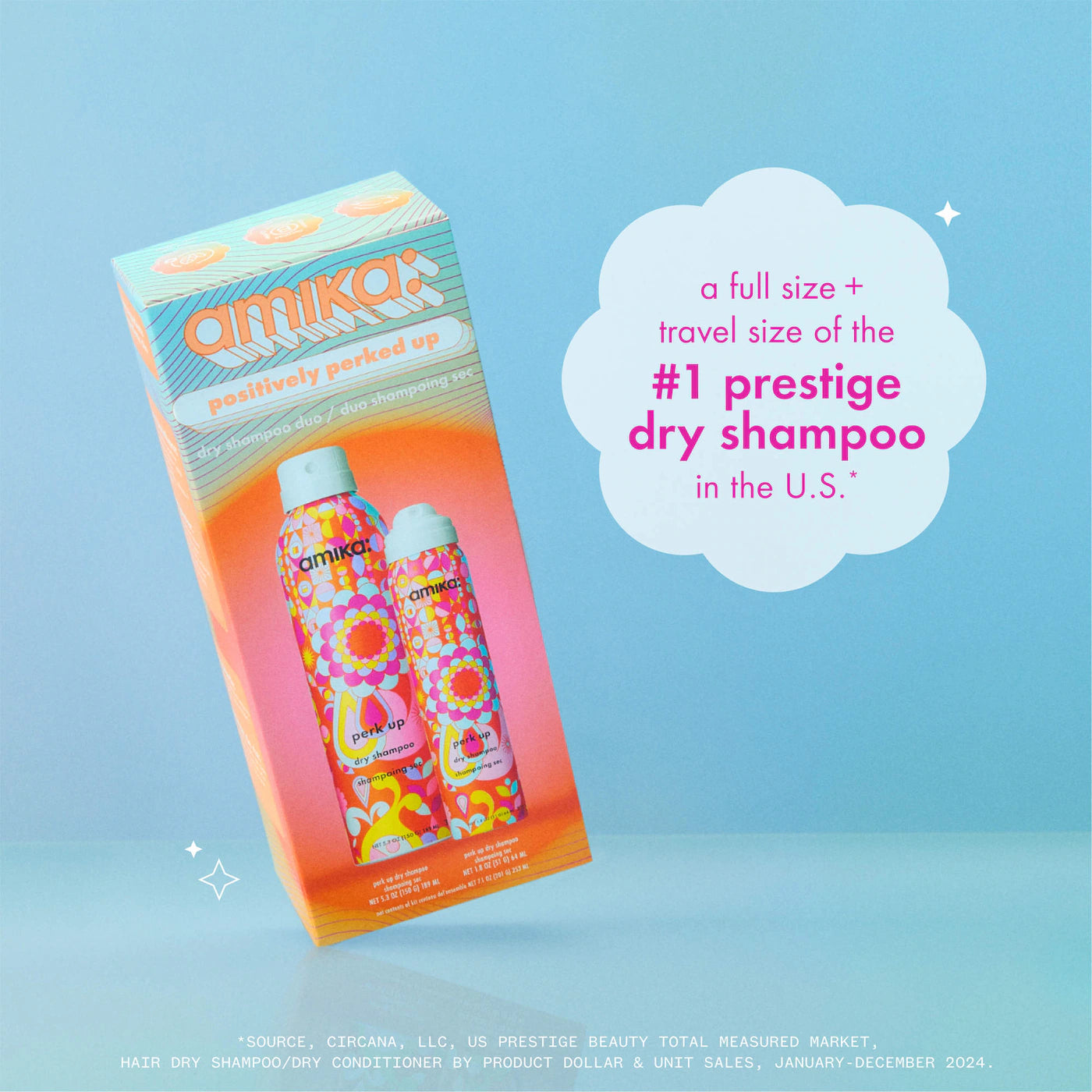 amika - Positively Perked Up Dry Shampoo Hair Gift Set