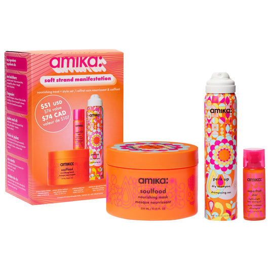 amika - Soft Strand Manifestation Nourishing Treat + Style Hair Gift Set