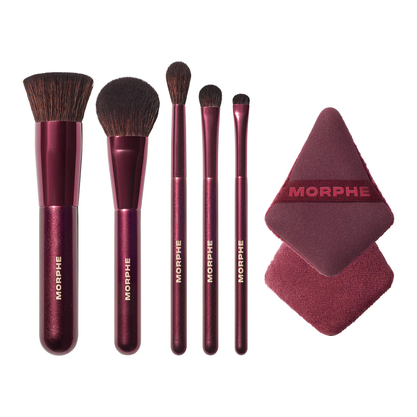 Morphe - Rebellious 6-Piece Travel Brush & Tool Set
