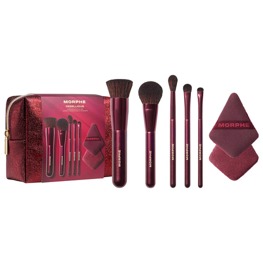 Morphe - Rebellious 6-Piece Travel Brush & Tool Set