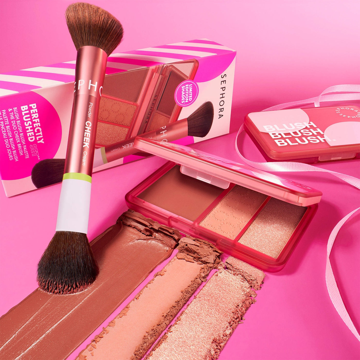 SEPHORA COLLECTION - Perfectly Blushed Makeup Blush and Brush Set