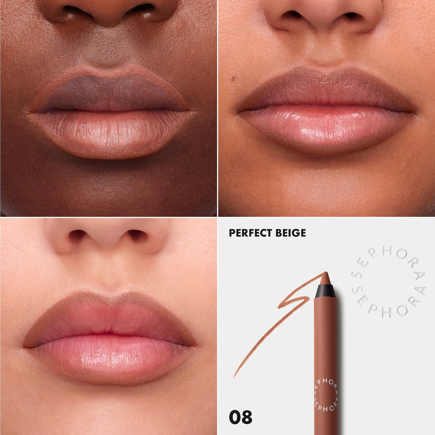 SEPHORA - Best Lip Combo Duo Gift Set: Totally Juicy Lip Tint & Lip Liner | Light nude