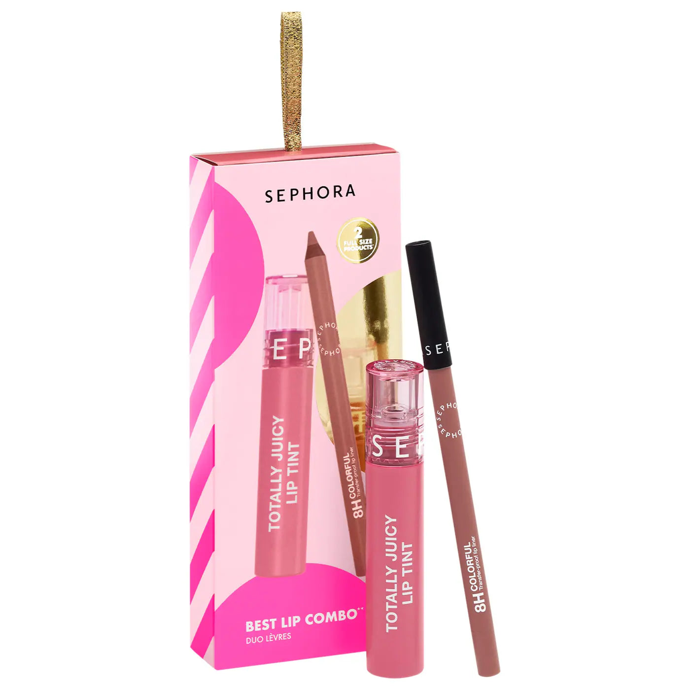 SEPHORA - Best Lip Combo Duo Gift Set: Totally Juicy Lip Tint & Lip Liner | Light nude
