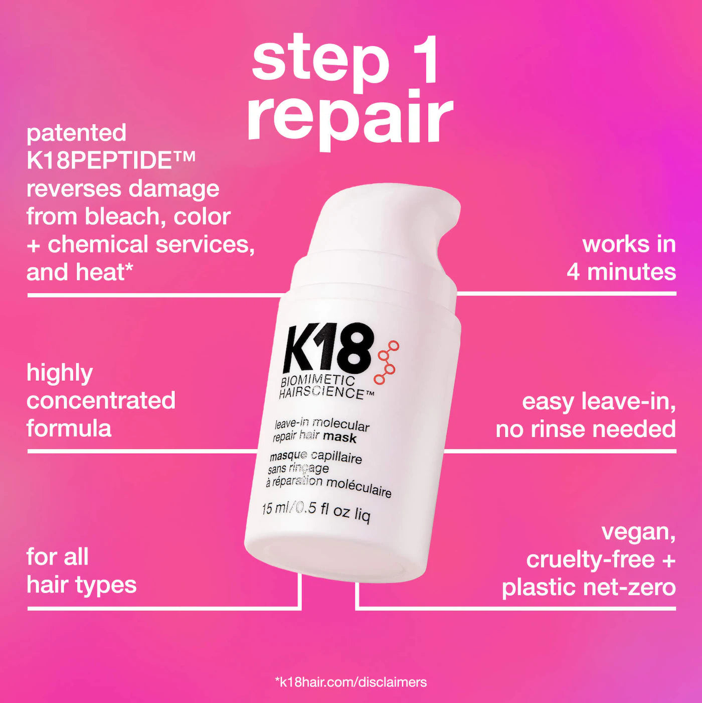 K18 Biomimetic Hairscience - Healthy Volume Minis Hair Gift Set