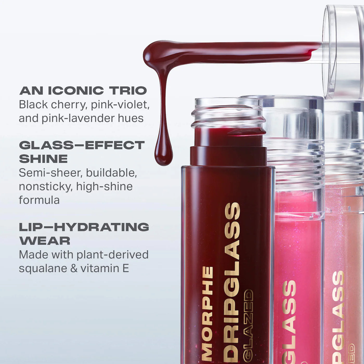 Morphe - Misbehaved Mini Dripglass Lip Gloss Trio