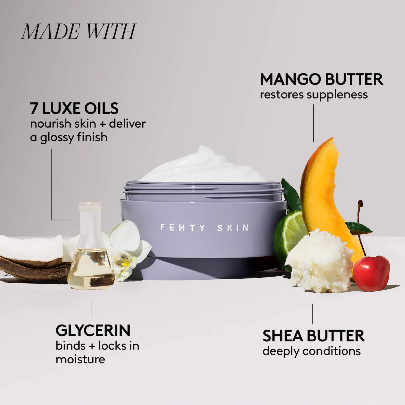 Fenty Skin - Butta Drop Vanilla Dream Whipped Oil Body Cream | 200 mL