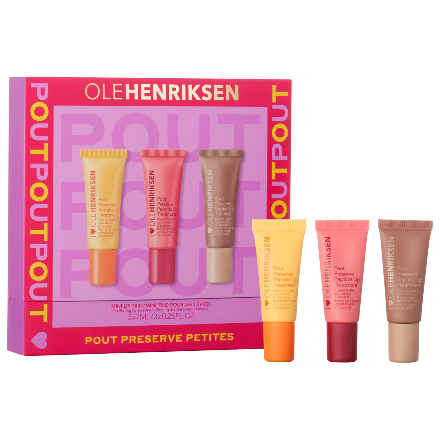 OLEHENRIKSEN - Pout Preserve Petites Mini Lip Trio with Peptides