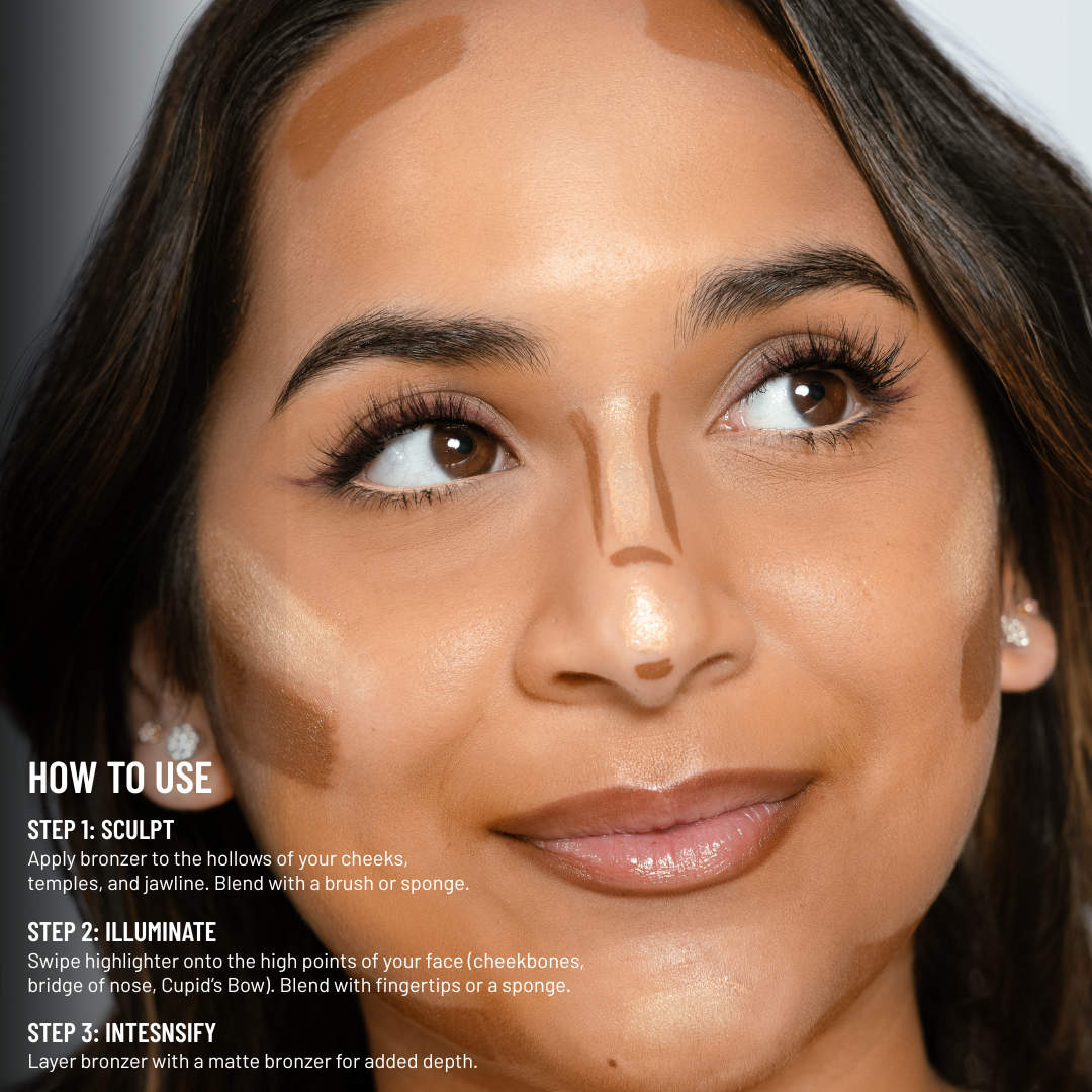 LYS Beauty - Mini Glow Worthy Light Bronzer and Highlighter 2-Piece Set | Harmony/Brave