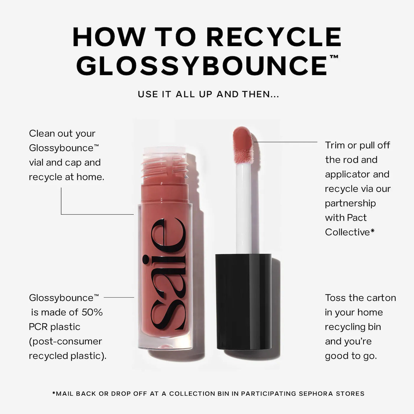 Saie - Glossybounce™ Lip Gloss-Oil Duo Gift Set (2025-2026)