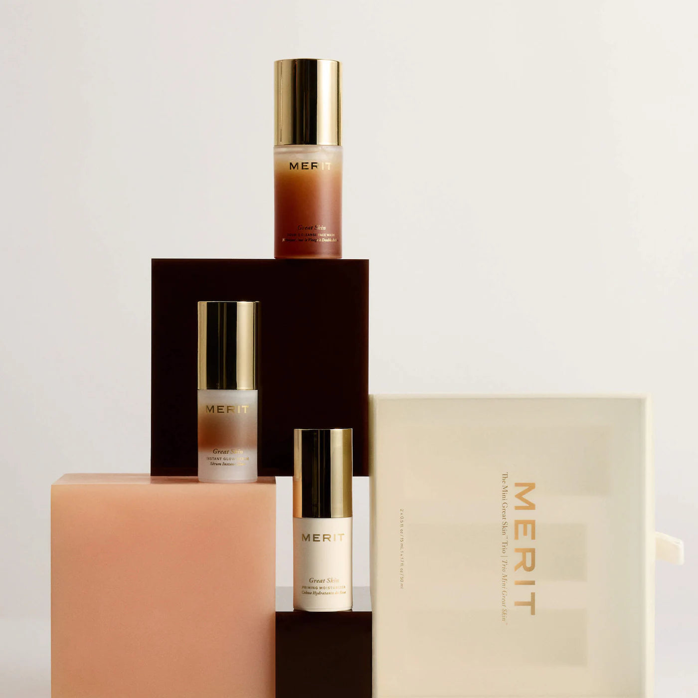 MERIT - Mini Great Skin Skincare Essentials Gift Set