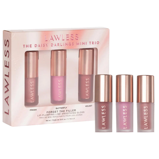 LAWLESS - Mini Daisy Darlings Lip-Plumping Lip Gloss Trio