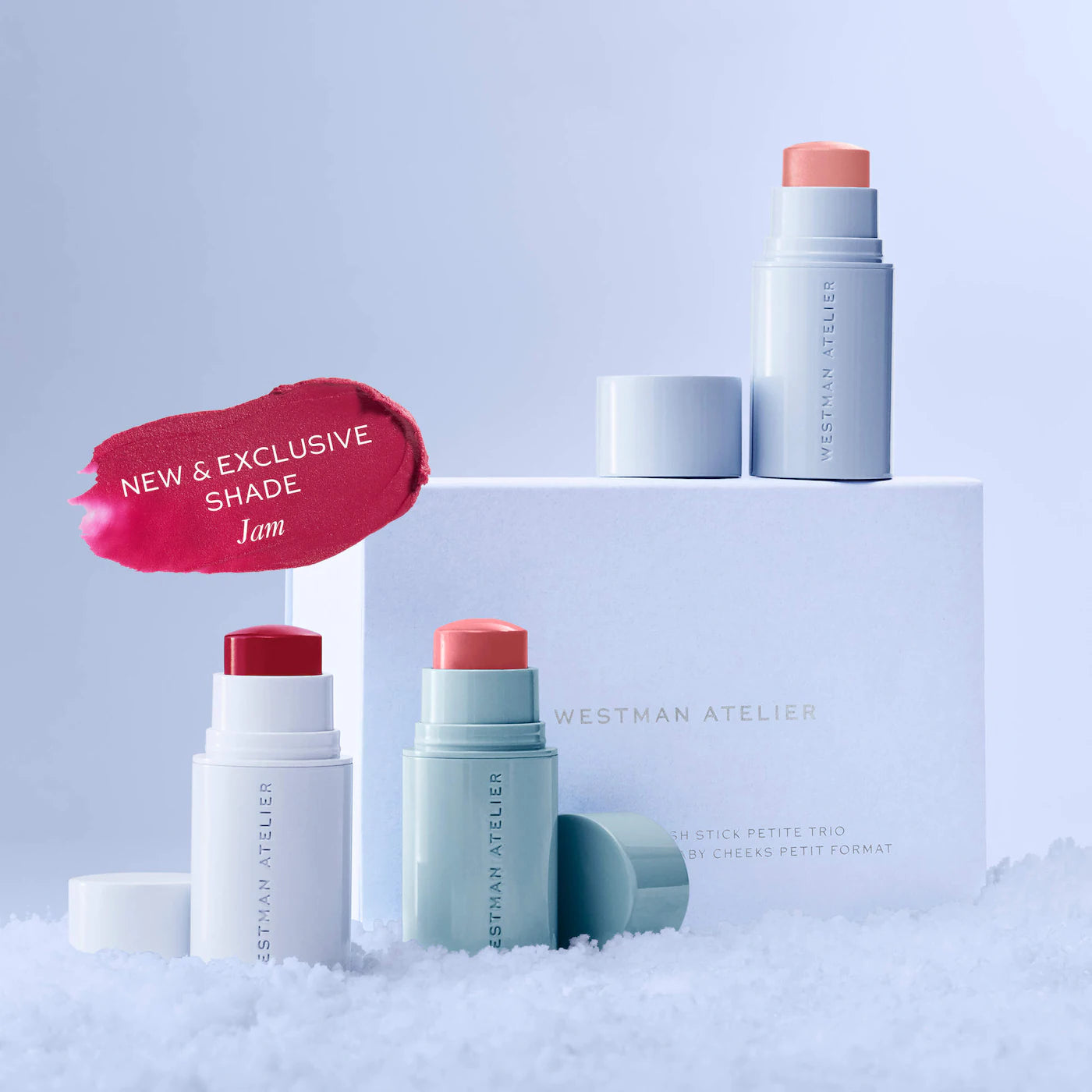 Westman Atelier - Mini Baby Cheeks Lip + Cheek Cream Blush Stick Trio Gift Set