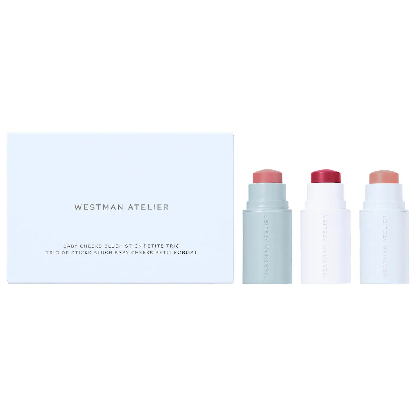 Westman Atelier - Mini Baby Cheeks Lip + Cheek Cream Blush Stick Trio Gift Set