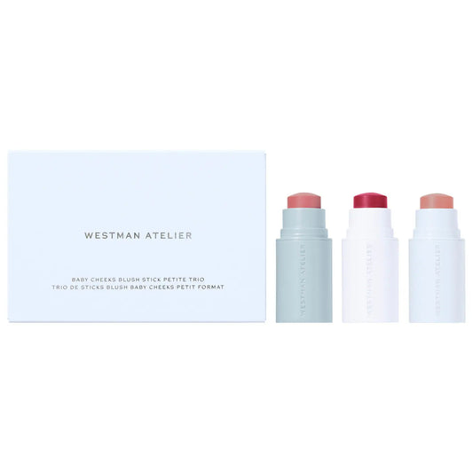 Westman Atelier - Mini Baby Cheeks Lip + Cheek Cream Blush Stick Trio Gift Set